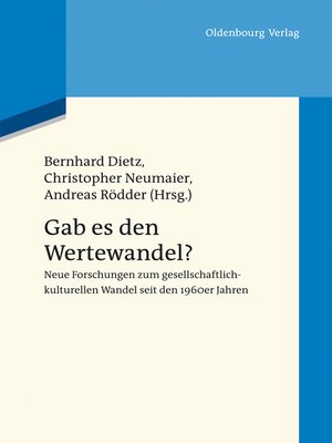 cover image of Gab es den Wertewandel?
